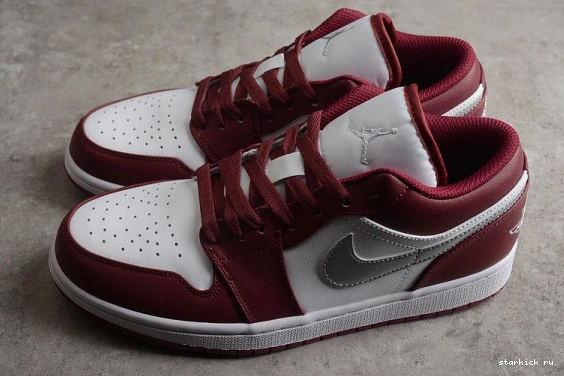 Jordan 553558-615 1 White Low Bordeaux 553558-615 0814